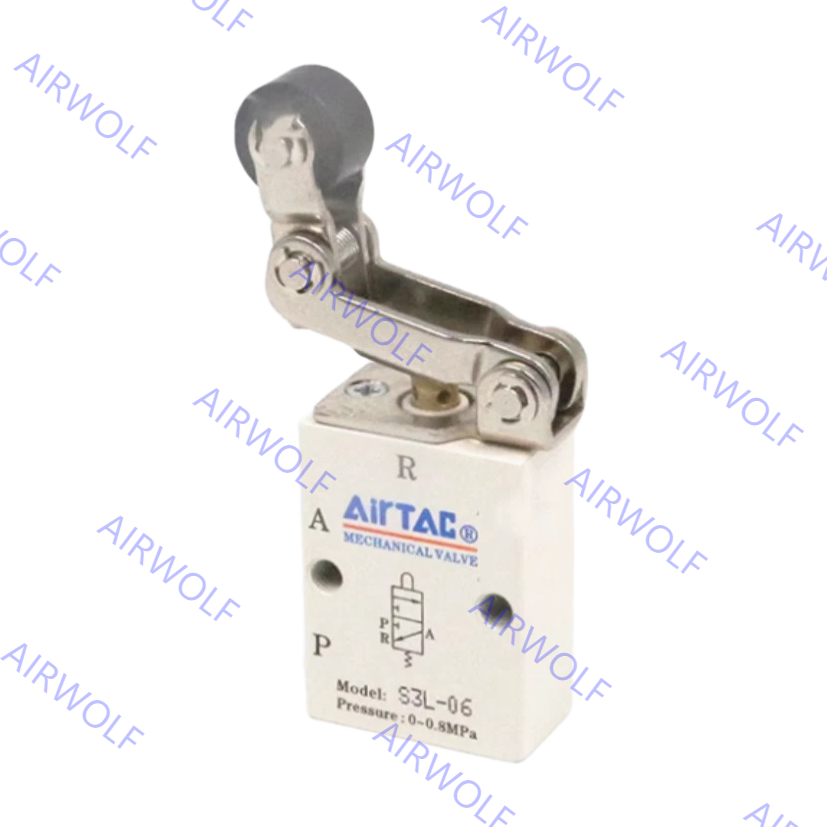  S3L-M5, S3L-06, S3L-08 AIRTAC 3/2 way S3 Series Control Valve M5 1/8&quot; 1/4&quot; Manufactures