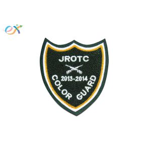 Irregular Shape Custom Chenille Patches Double Felt Fabric Iron On With Laser