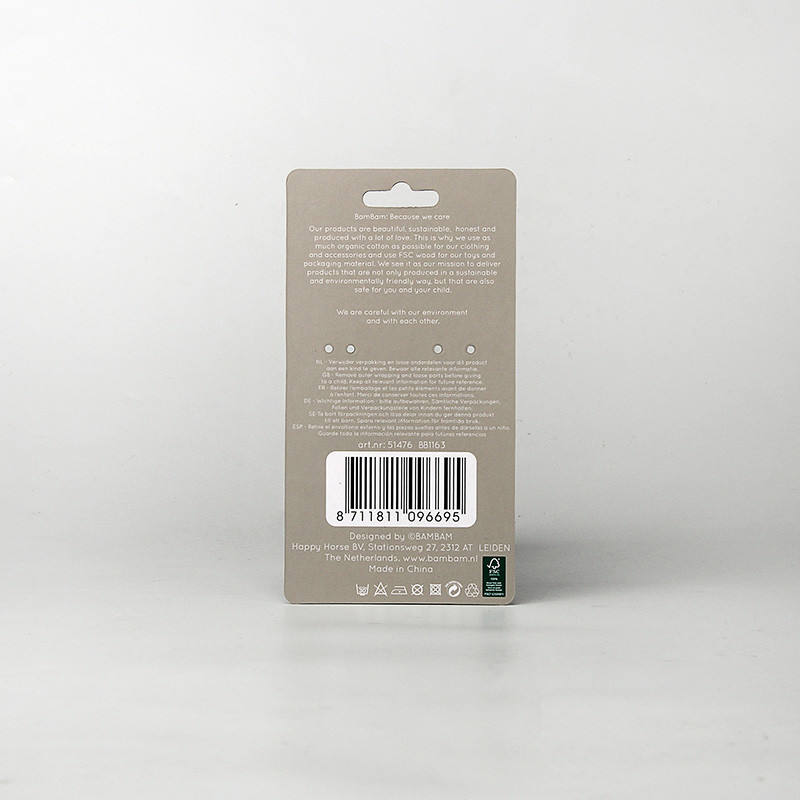 Eco Friendly Elegant Paper Header Cards For Grey Socks