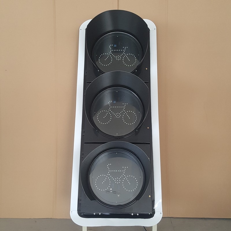 Circle Or Square 400mm Traffic Signal Light Red Yellow Green 220VAC