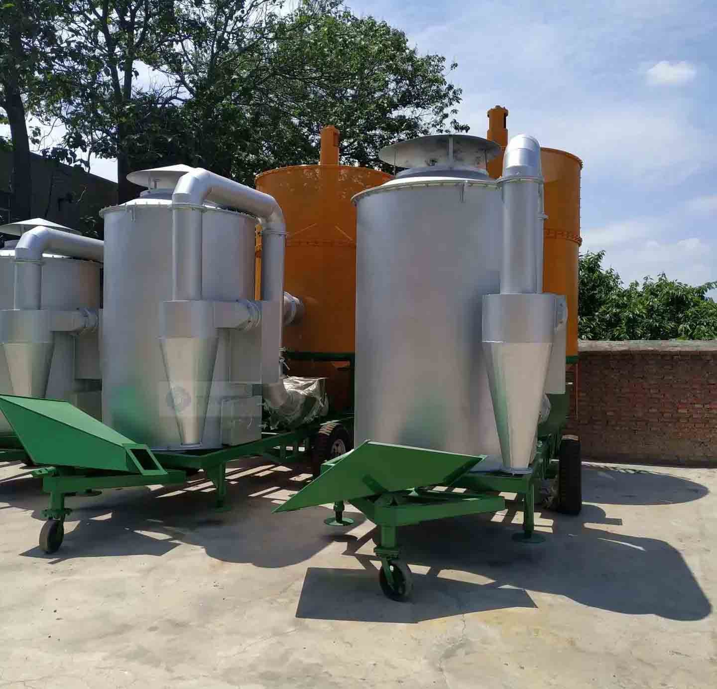 Mechanical Movable Batch Grain Dryer Wheat Corn Soybean Buckwheat For Rice