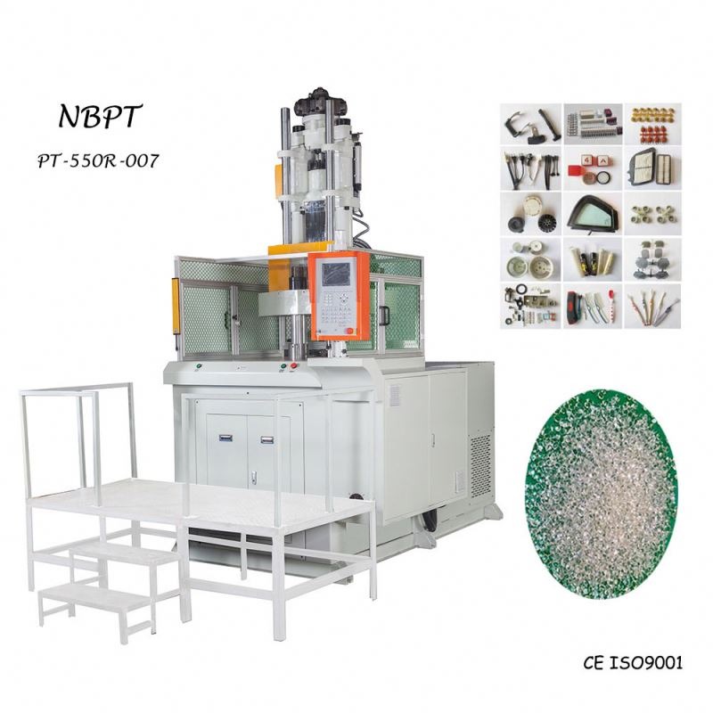  VERTICAL 55 Ton Vertical Plastic Injection Molding Machine With Rotary Table Manufactures