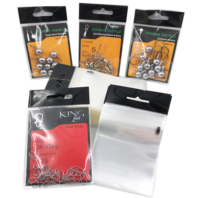 Small Fishing Accessories Packaging Bag for Moisture Proof Ganchos Equipo de pesca Shop