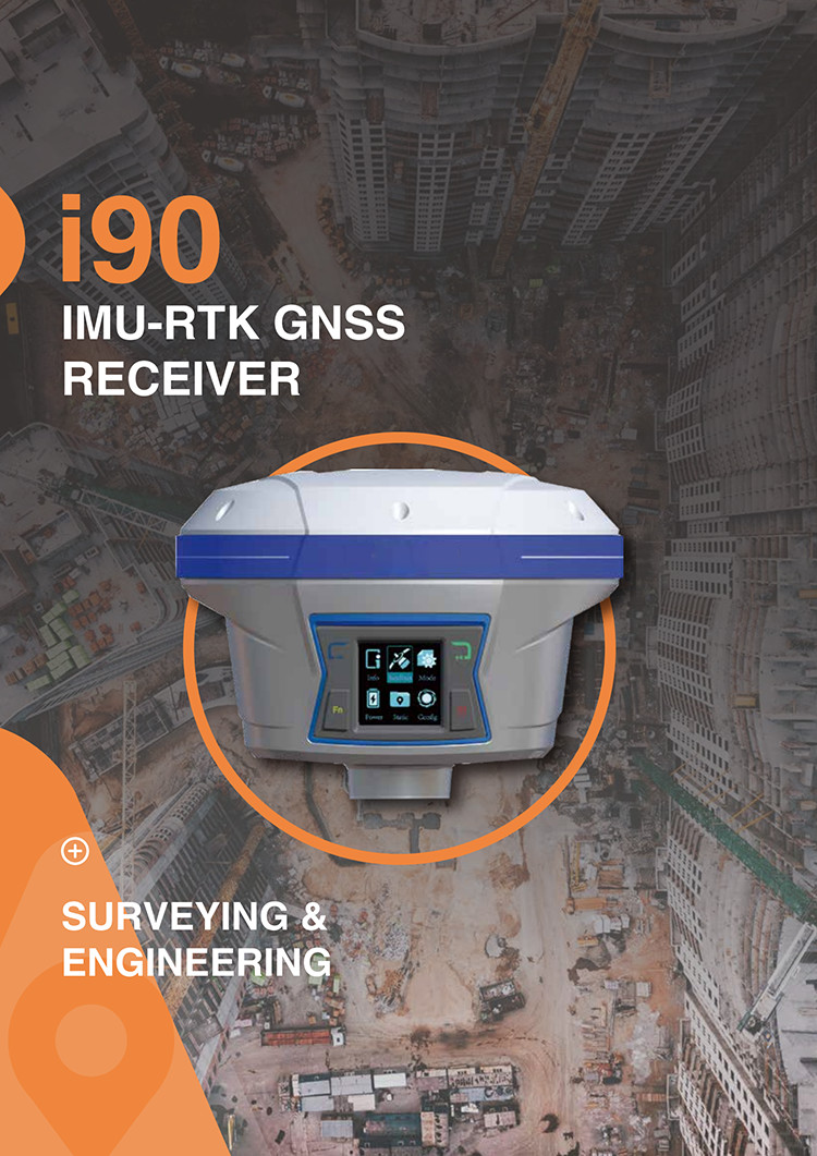 I90 Diferencial CHC X12 RTK GNSS Receiver Integrated 4G Modem