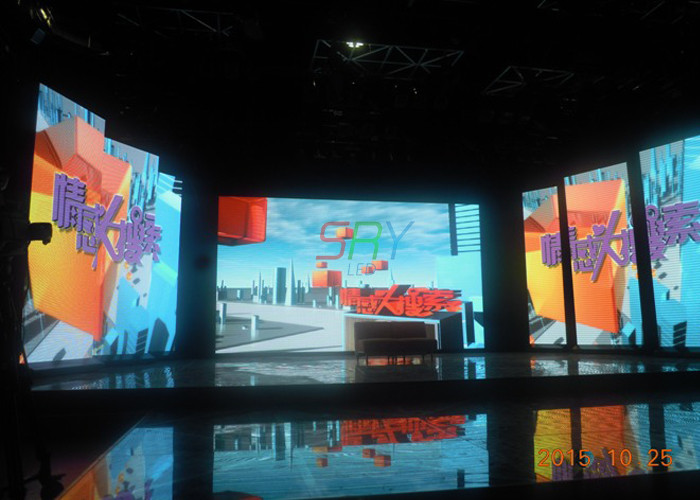 5mm HD Indoor Stage LED Screens SMD3528 , Full Color stage background LED display