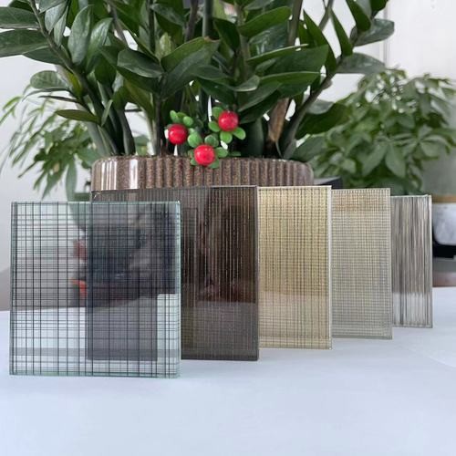 15mm Speciality Glass Laminated Wired Glass For Window Glass With Unique Design