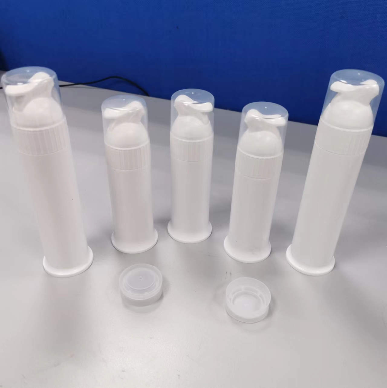 Plastic Manufacturing Tooth Paste Vacuum Airless Pump Bottle for Personal Care in 2024