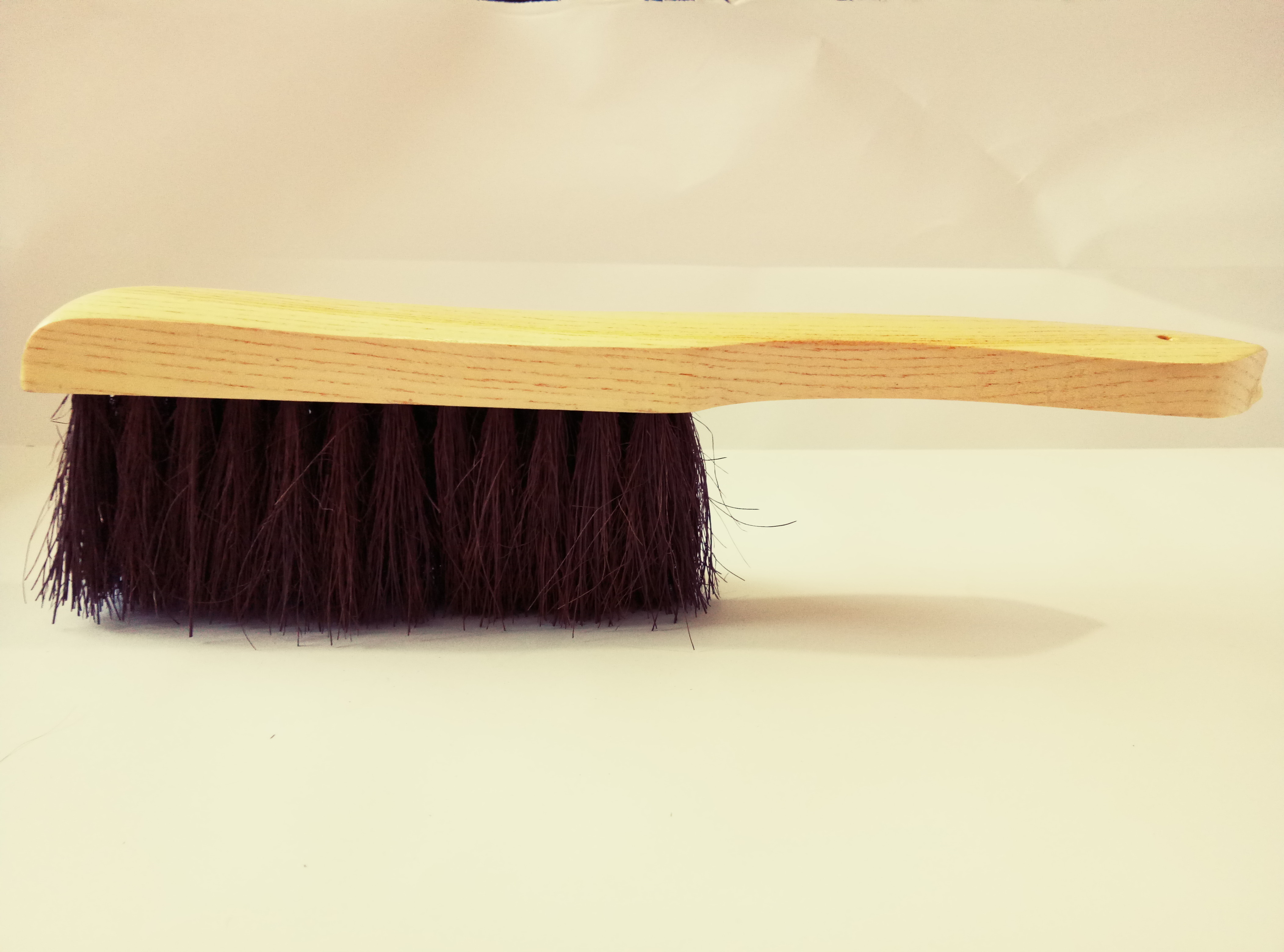 Bed Dust House Cleaning Brush With Natural Horse Hair / Wood Handle