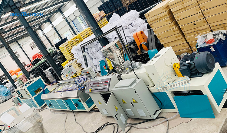 HSJZ-65/132 Double-Screw PVC Wall Ceiling Panel Production Line with Customized Voltage Screw Diameter 65/132