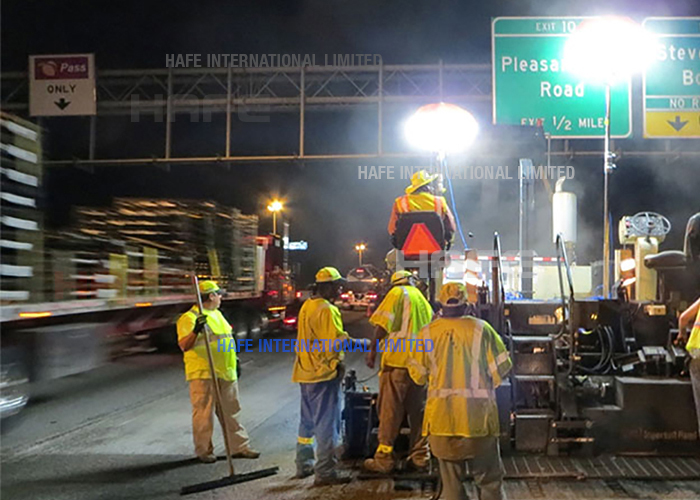 Metal Halide Balloon Construction Work Lights With 360 Deg Illumination For Railway Road