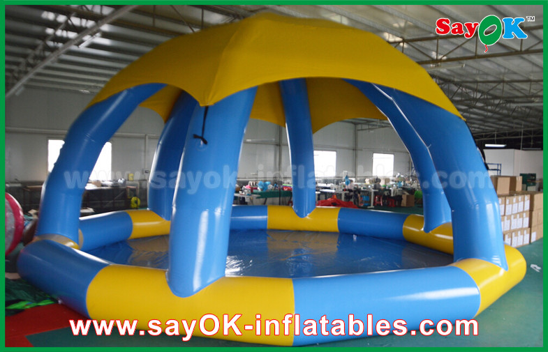 PVC DIA 5m Summer Inflatable Sports Games Inflatable Swimming Pool With Roof Cover