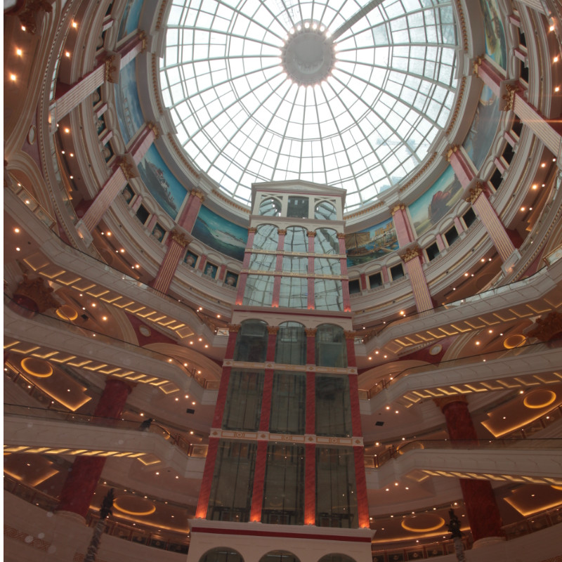 Q355B Sky Roof Dome Skylight 800m Customized For Global Portdome Construction