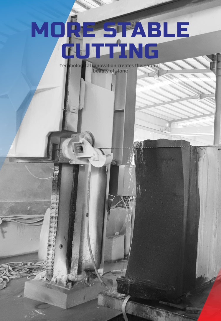 Stone Industry 6800 kg Automatic CNC Diamond Wire Saw For Stone Profiling Squarying