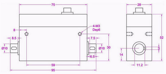 shaft type rotary torque transducer