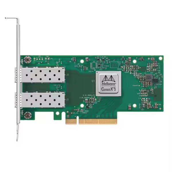 Quality New NVIDIA Mellanox ConnectX-5 MCX512A-ACUT Dual-Port 100GbE NIC PCIe Gen4 750ns Latency NVMeoF Offload Cloud/Storage Ready for sale