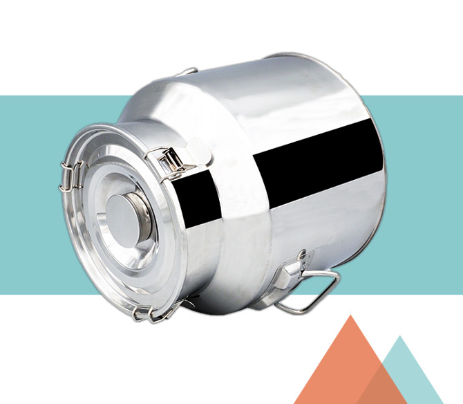 Grain Storage Pai Air Tight Stainless Steel Milk Cans 20 Litre
