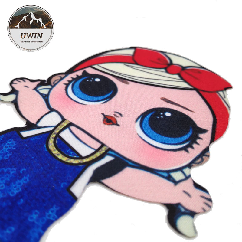 Accept Custom Patch Embroidery Patch Popular For LOL Sequin Patch