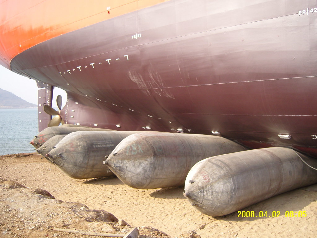 Customized Inflatable Marine Rubber Airbag Ship Launching Upgrading