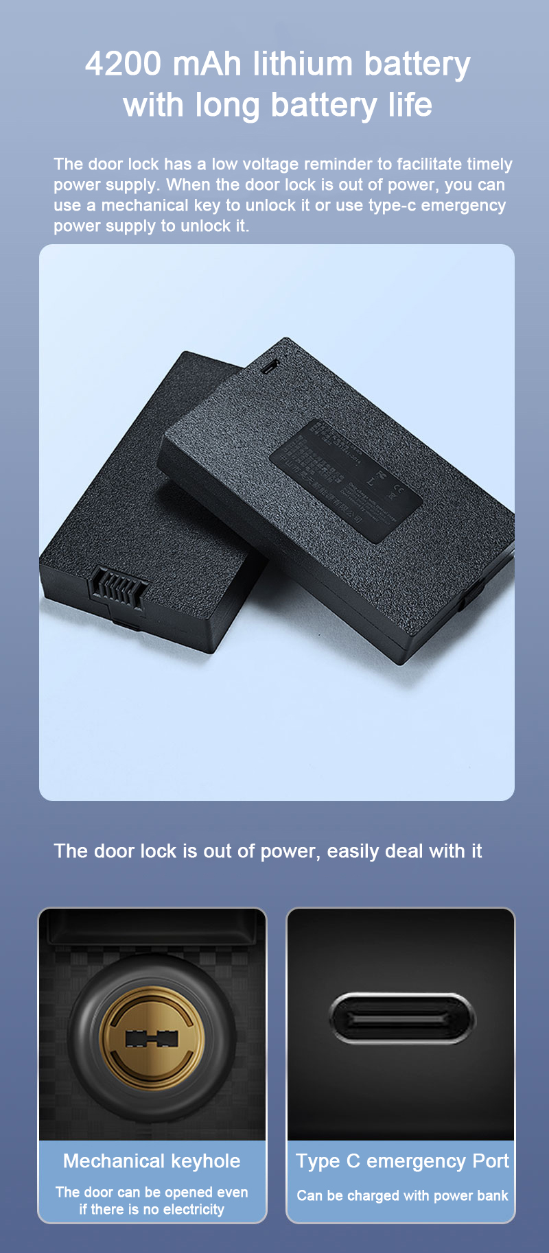 Face Recognition Video Intercom Door Lock Tuya Smart Glass Door Lock