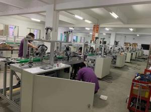  Semi - Automatic Face Mask Maker Machine Mask Production Machine 0.5Mpa Air Pressure Manufactures