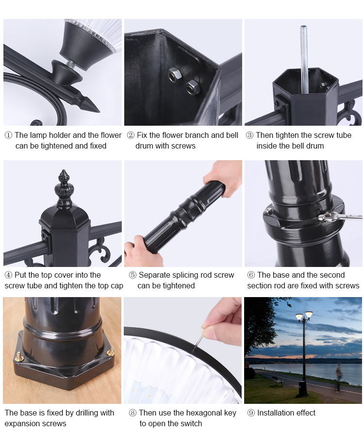 Diamond Shape Solar Power Garden Lights High Lumin Outdoor For Landscape Decorative