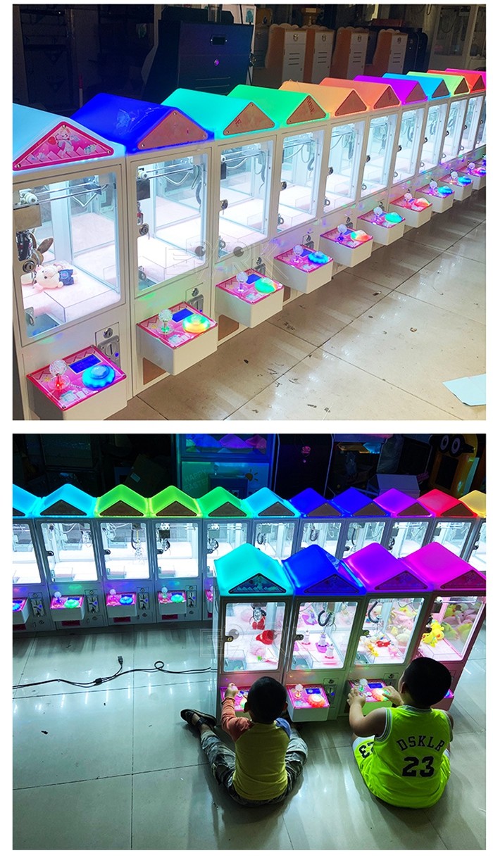 Single Half Doll Machine Claw Crane Game Mini Claw Machine For Sale Table Kids Play
