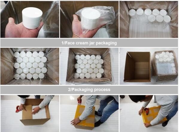50g 50ml Hair Care Container PET 10000pcs Plastic Cream Jar