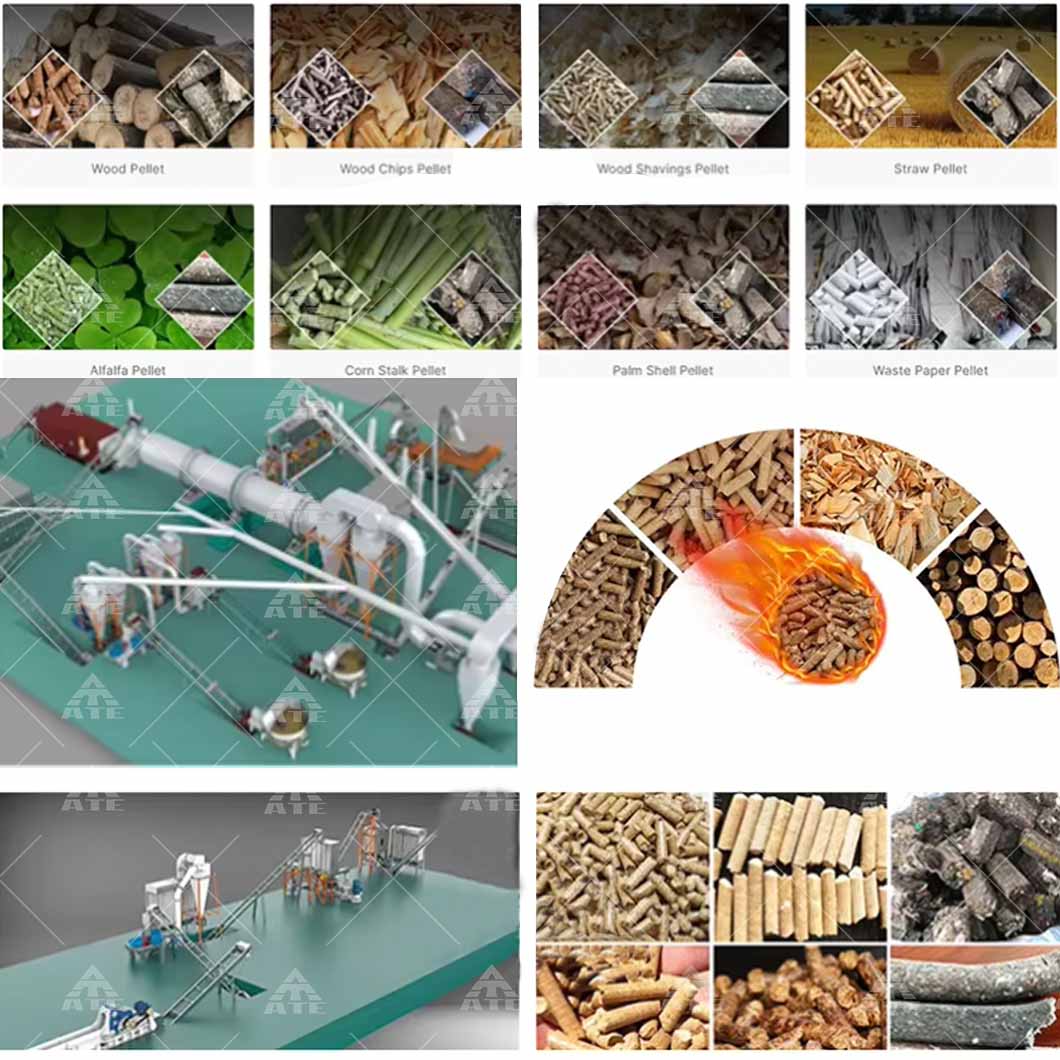 1t/H-1.5t/H Sawdust Compression Machine Briquette Wood Biomass Pellet Machine