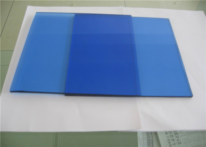 5mm crystal Blue of 3300X2140mm Size Reflective Float Glass for Exporting to Different Countries
