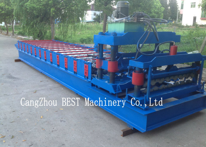 Professional Double Layer Roof Tile Roll Forming Machine , Roll Forming Equipment