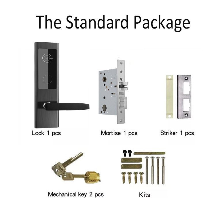 2 Years Waranty Key Card Hotel Electronic Locks with Hotel Mangement Software System