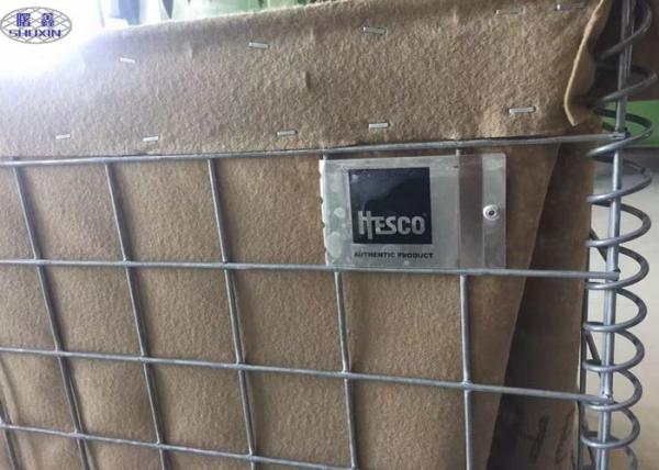 Military Retaining Wall Wire Mesh For Security System Corrosion Resistance