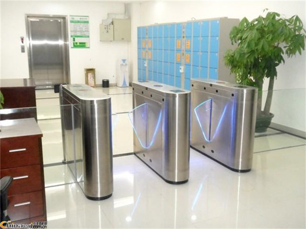 Security Access Control Turnstiles , Metro / Supermarket Pedestrian Turnstile