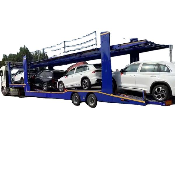 New Double Decker Transport Vehicle Semi-Trailer Low Bed Truck Trailer with