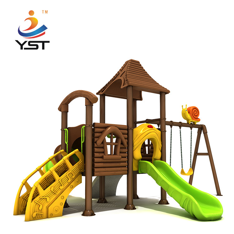 Plastic Film Combined Kids Playground Slide Outdoor Playground Equipment