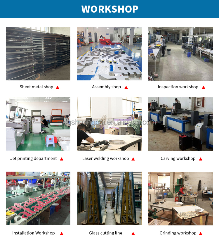 Advertising Display LED Light Box Sign with 12V Input Voltage and Luminous Characters