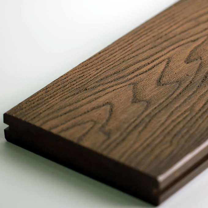 Wood Plastic Composite Garden Decking Boards moisture resistant decking panel