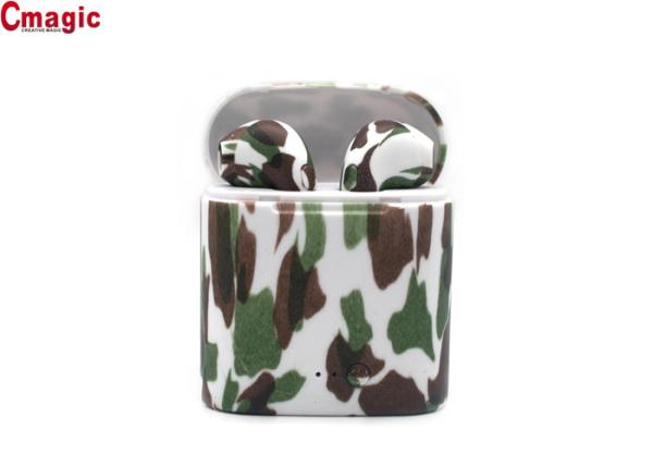 DC Charging Bluetooth Earpiece Accessories , Camo I7s TWS Earphone With Full