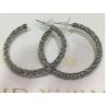 Buy cheap (E-71)Women's Jewelry Silver Plated Twist Cable Hoop Earrings for Women Gift from wholesalers