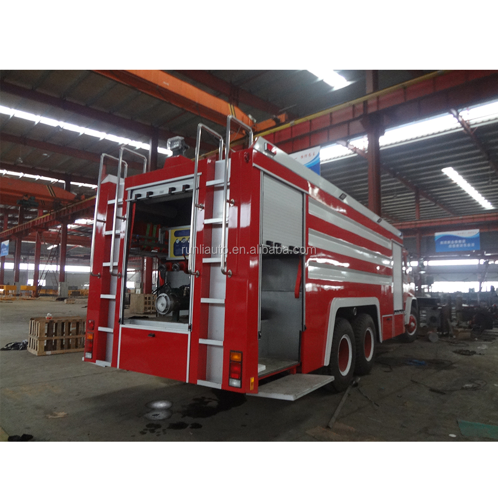 SINOTRUK Fire Service Truck 4x2 12000l Water Foam Tank Truck Single Cabin