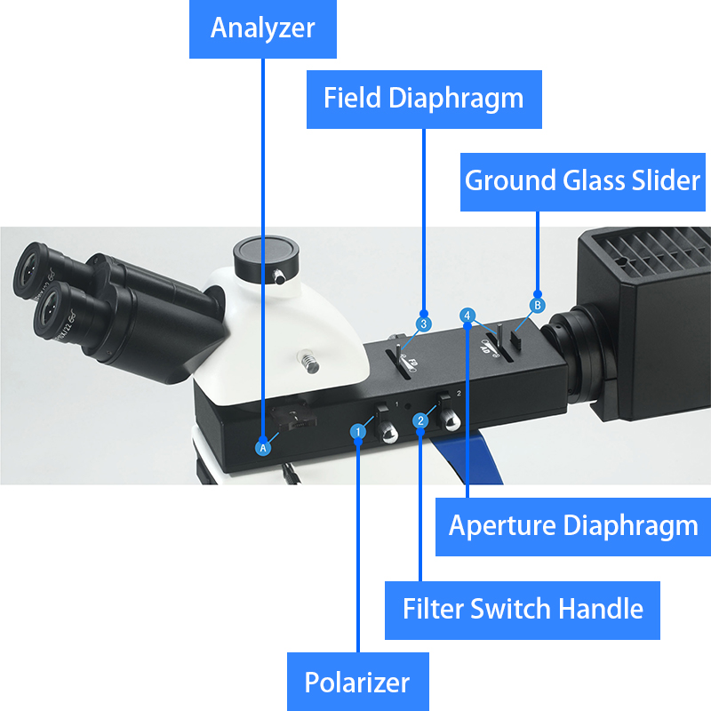 A13.2604-B Metallurgical Optical Microscope Trinocular High Precision