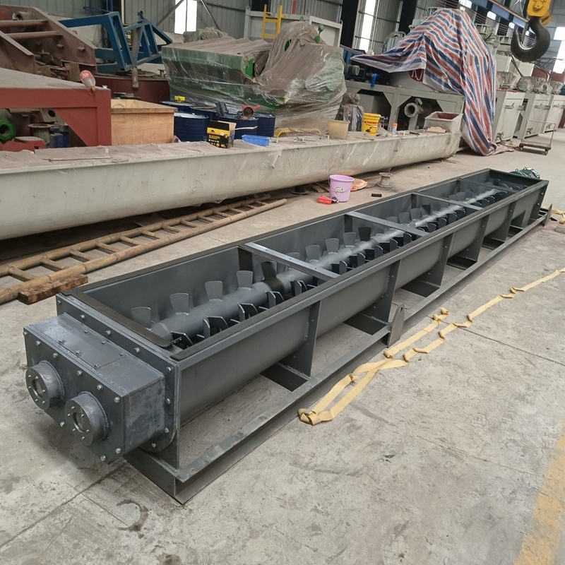 U-Shaped Sludge Pipe Conveyor Granules Grain Feeding Machine Screw Auger Conveyor