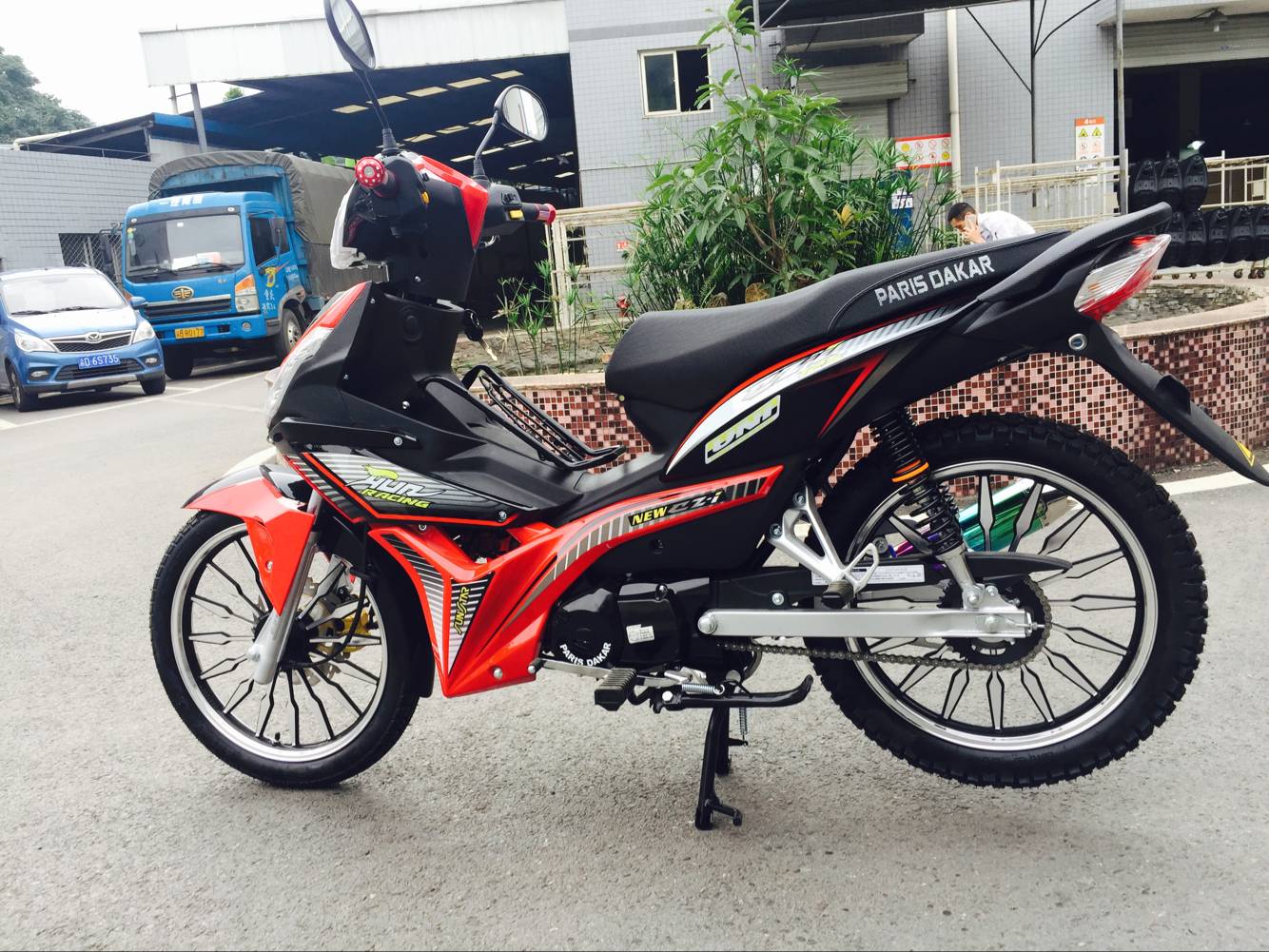 2022 Classic food delivery Design Super Cub moped lifan Motorcycle Moped Moto 110CC cheap import motorcycles