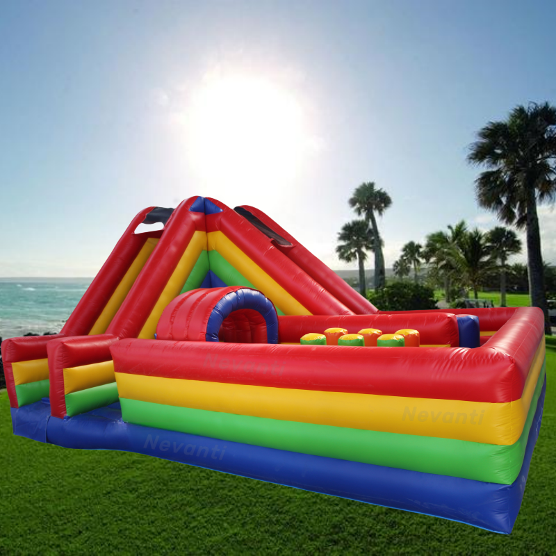 Large Inflatable PVC Bounce House for Kids Age Range 5-7 Years Customized Color 2024