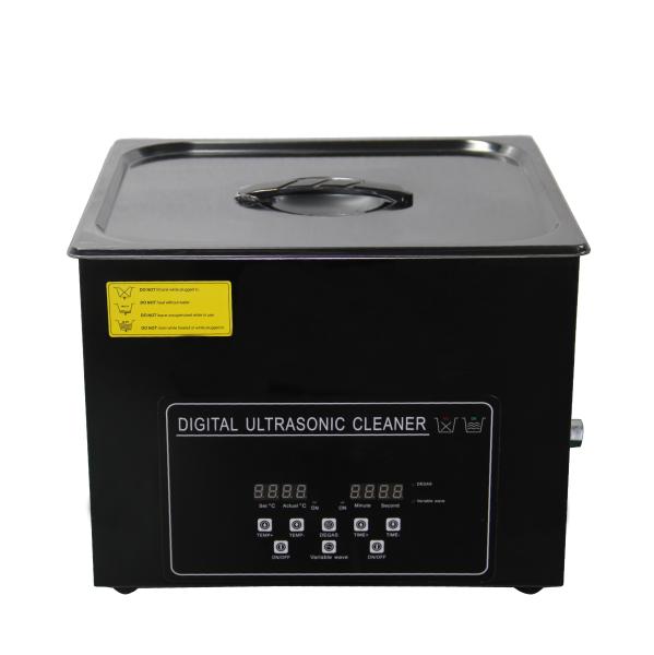 Black Titanium Ultrasonic Industrial Cleaner 360W 15 Litre Ultrasonic Cleaner