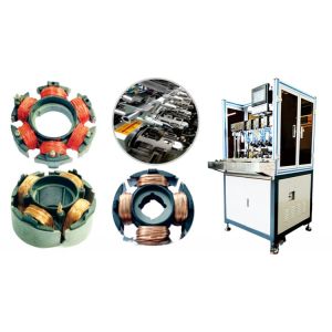 Conical Motor Winding Machine and 0.1 Degree Transfer Accuracy for Stator Engine