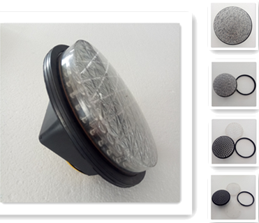 Customized Plastic Housing 200 Mm 220VADC 12VDC For Traffic Light