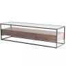Buy cheap ISO9001 Living Room Furniture 1200*700*400mm Tempered Glass TV Cabinet from wholesalers