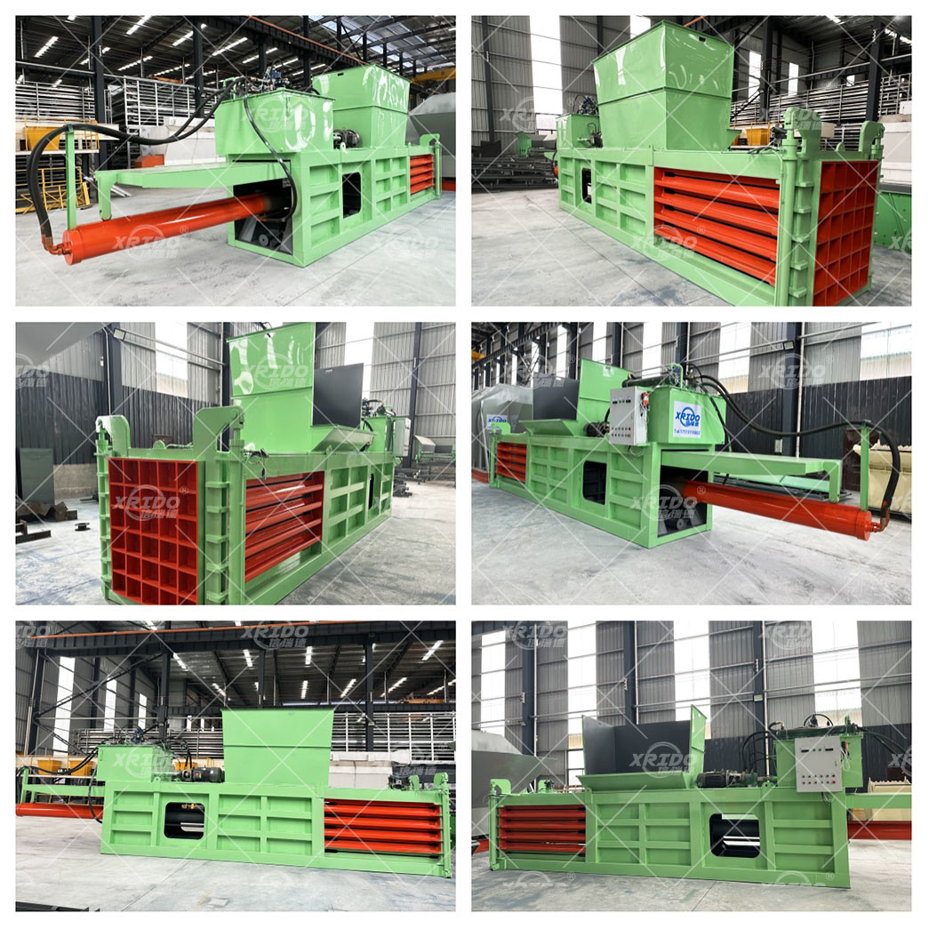 Waste PET Baler HDPE Recycling Baler Plastic Press Machine Plastic Film Bags Baler