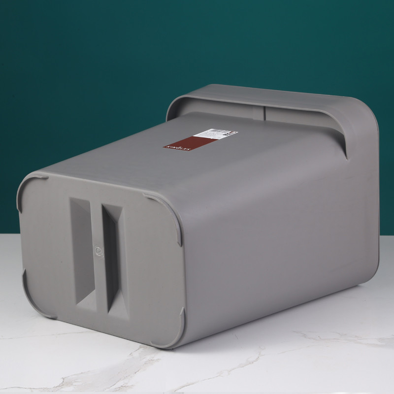Plastic PP Household Dustbin For Office Toilet Dry And Wet Separation